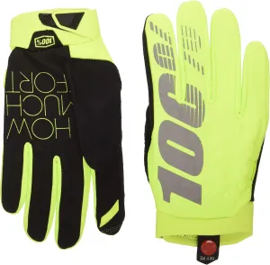 100% BRISKER Youth Cold Weather Motocross & Mountain Bike Gloves - Warm Winter MTB & MX Powersport Racing Protective Gear