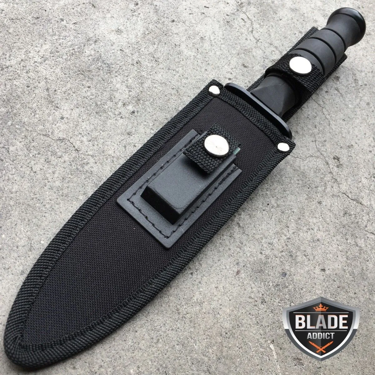 10.5" Survival FIXED BLADE Knife w/ Sheath