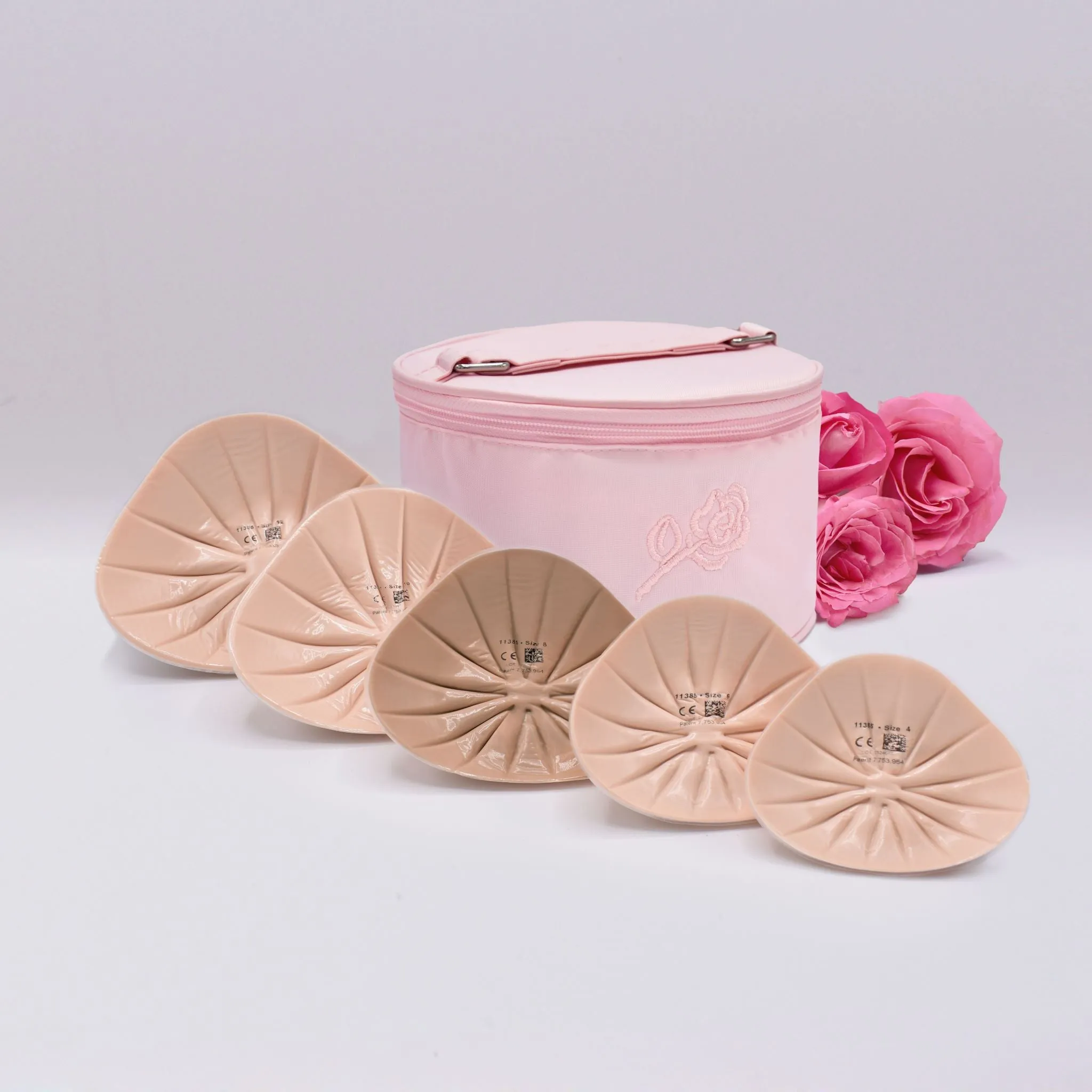 11385 Massage Form Lightweight Shaper Silicone Breast Prosthesis | Blush