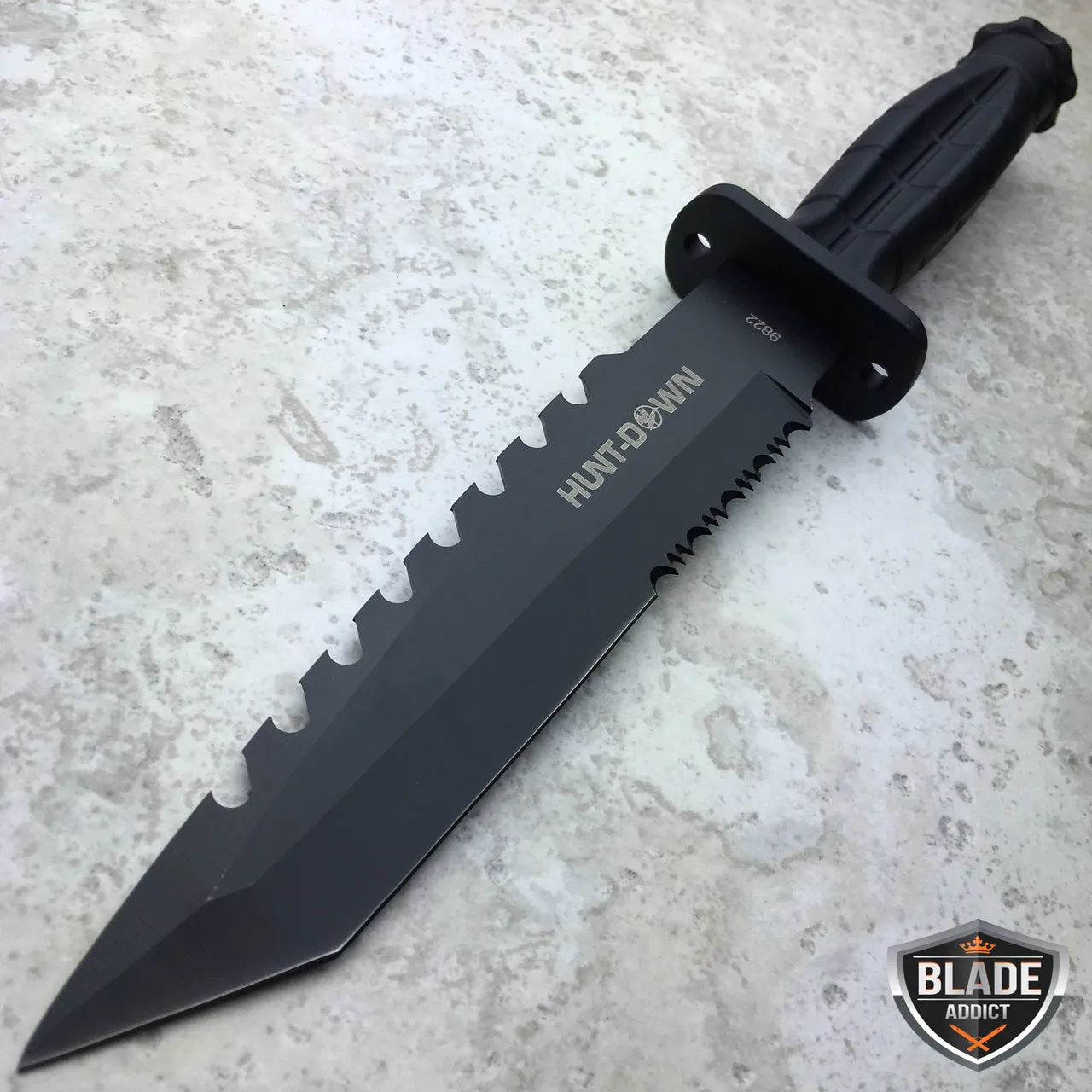 12" Survival Fixed Blade Knife