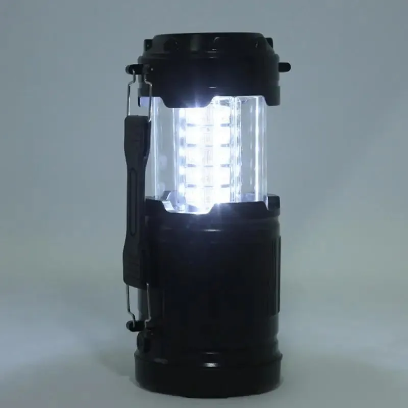 1pcs Tent LED Battery Lantern Telescopic Torch Camping Lamp Waterproof Emergency Light Powered By Dry Battery