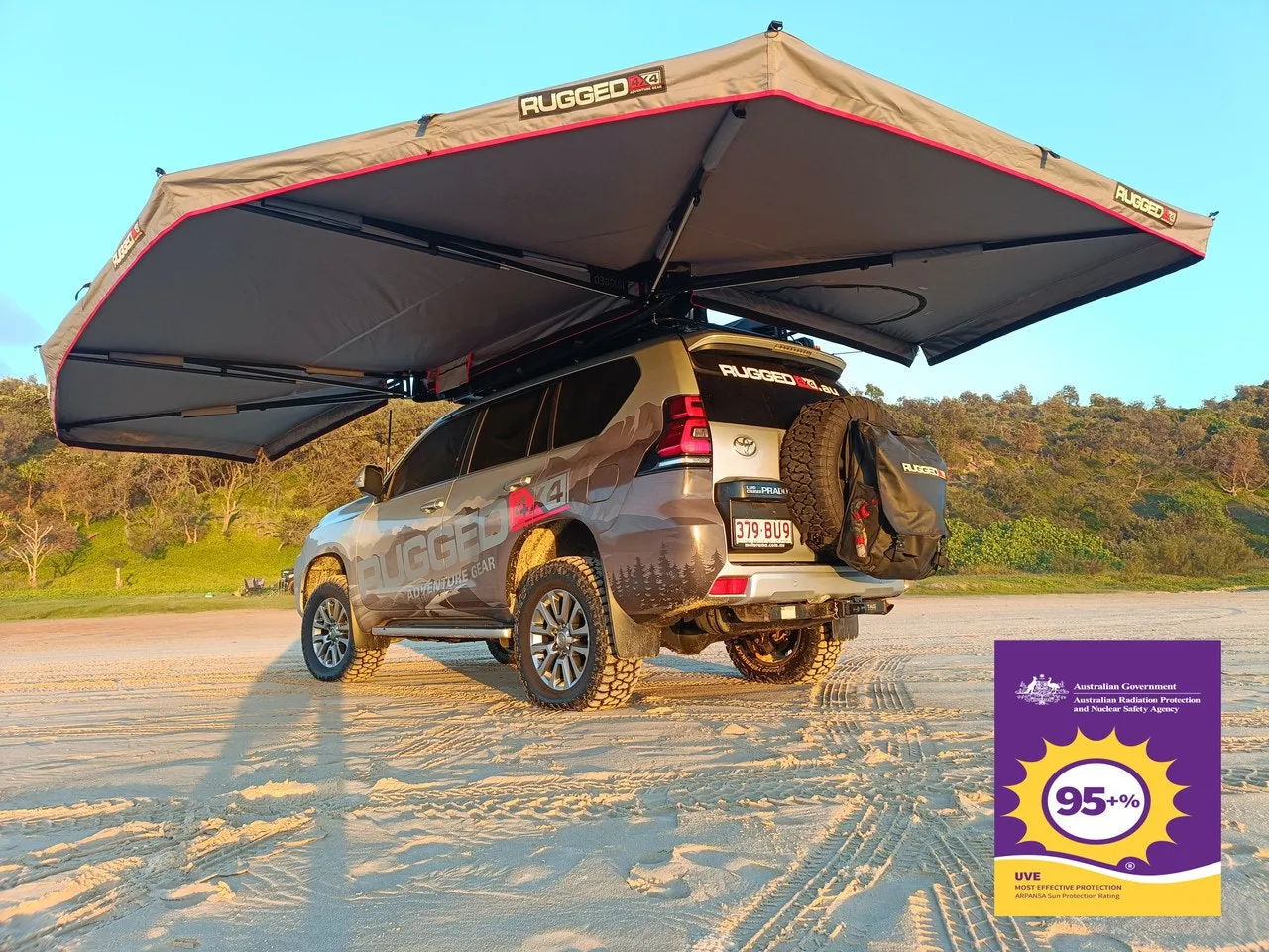 2.5m 270 Awning - Semi Automatic Opening  (UVE95 %) LH