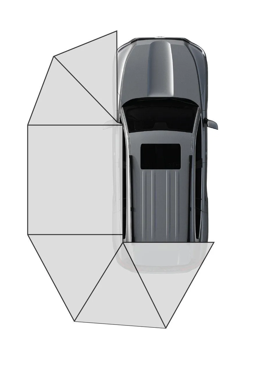2.5m 270 Awning - Semi Automatic Opening  (UVE95 %) LH