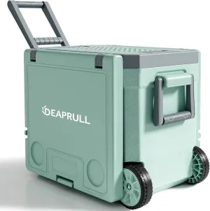 36 Quart Cooler with Wheels, Ice Chests Portable Wheeled Cooler Holds Ice up to 6 Days, Leak-Proof Outdoor Insulated Ulta-Light Hard Cooler for Camping, Beach, Boat, Fishing
