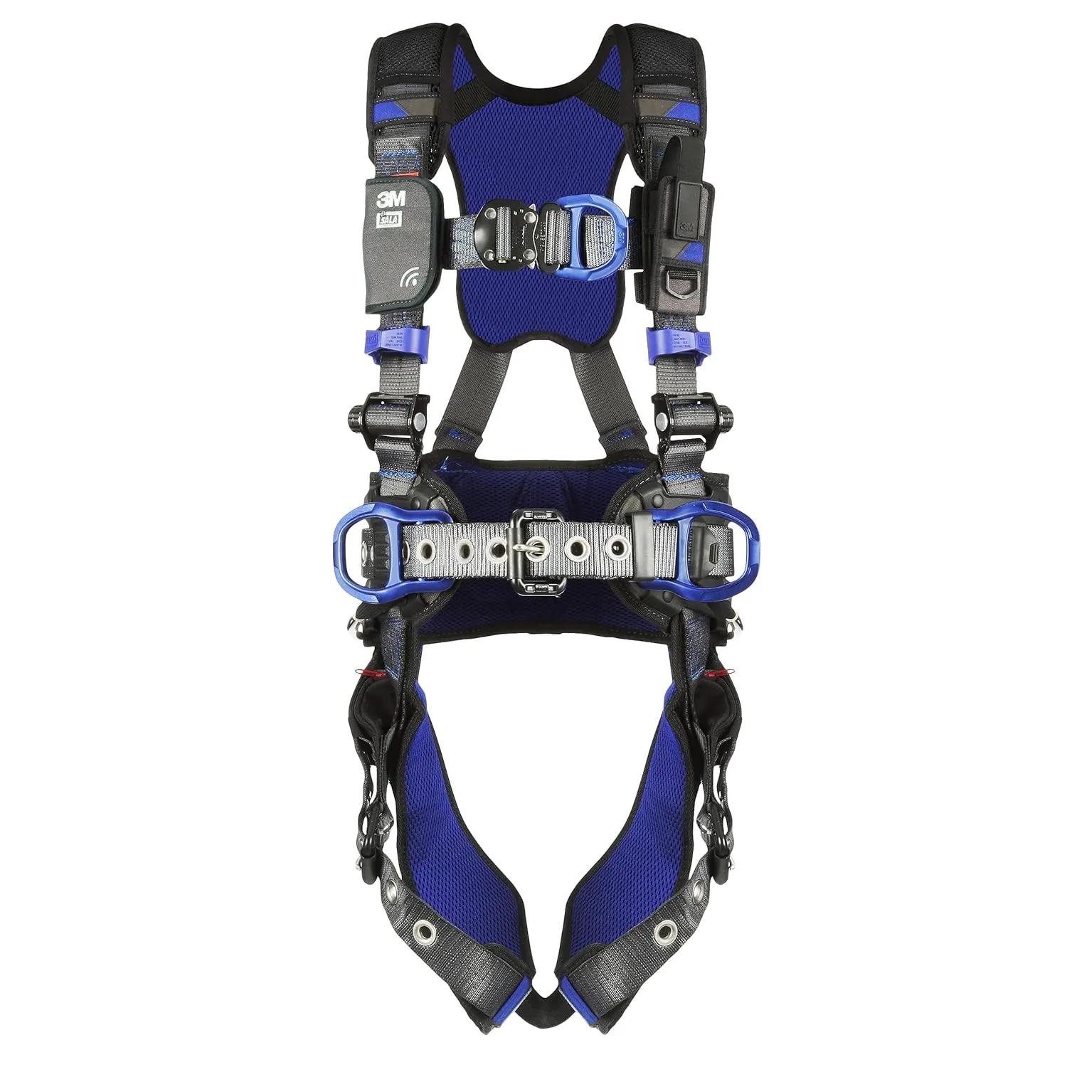 3M 1113176 DBI-SALA ExoFit X300 Comfort Wind Energy Climbing/Positioning Safety Harness, Wind Energy Fall Protection, Aluminum Back and Front D-Ring,Leg Tongue Buckle,Quick-Connect Chest Buckle,Medium