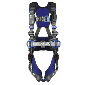 3M 1113176 DBI-SALA ExoFit X300 Comfort Wind Energy Climbing/Positioning Safety Harness, Wind Energy Fall Protection, Aluminum Back and Front D-Ring,Leg Tongue Buckle,Quick-Connect Chest Buckle,Medium