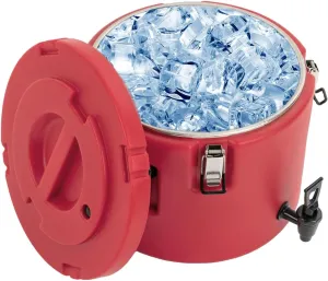 5 Gallon Insulated Beverage Cooler Dispenser with Stainless Steel Interior and Spout/, Portable Sports Cooler Water Beverage Dispenser for Camping