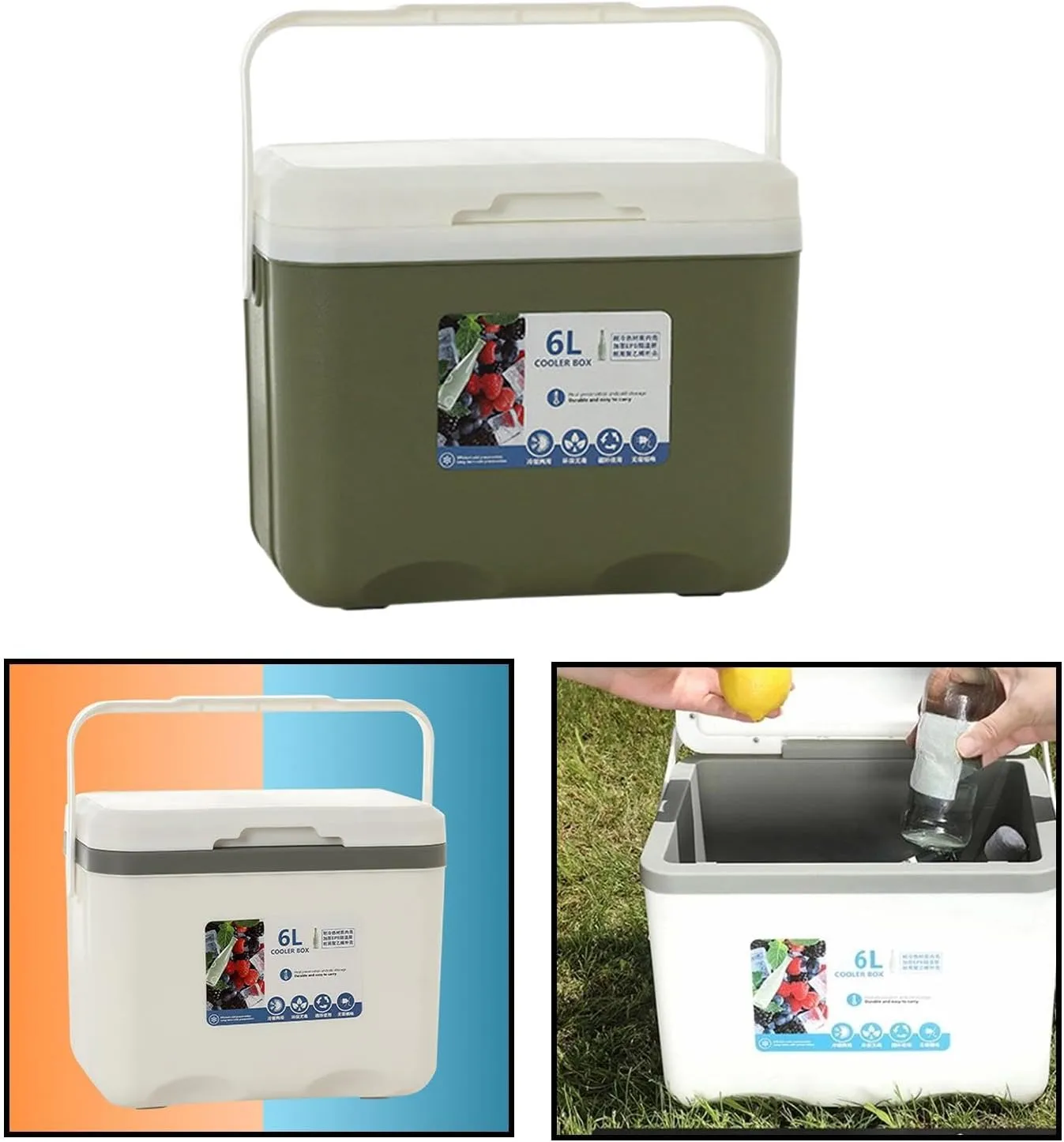 6L Ice Storage Box for Personal Use - Insulated Container for Outdoor Activities