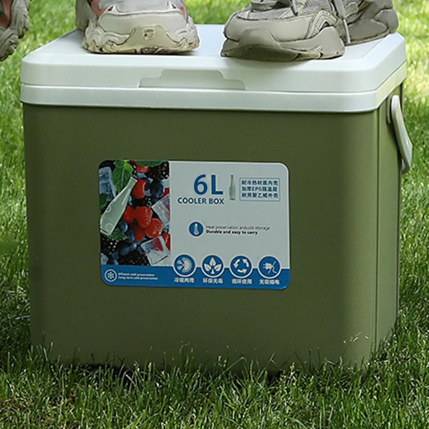 6L Ice Storage Box for Personal Use - Insulated Container for Outdoor Activities