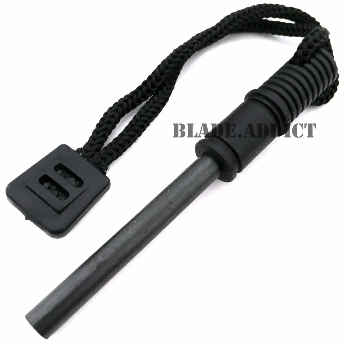 7" Double Edge Military Tactical Hunting Dagger Boot Neck Knife   Fire Starter Black