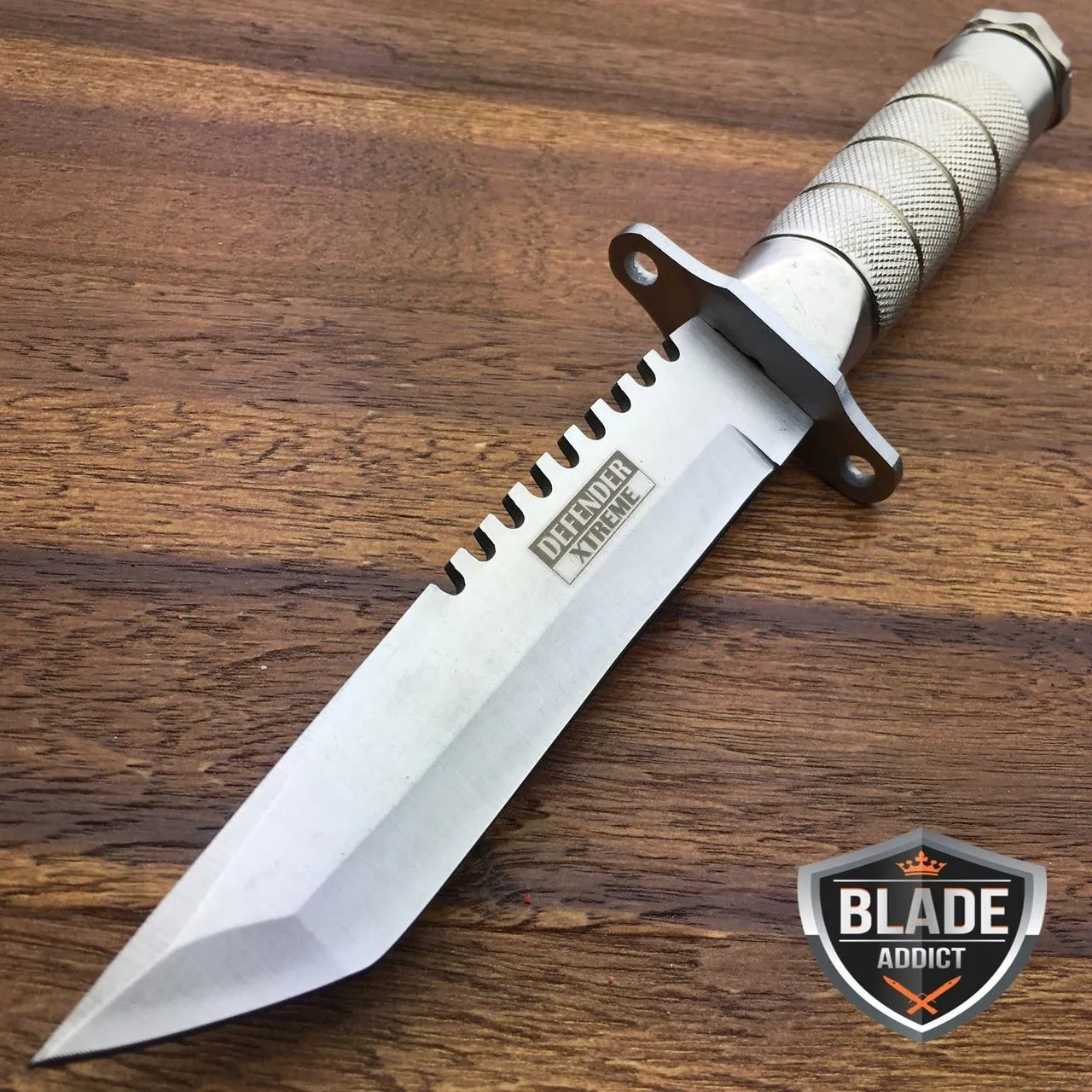 8.25" Tactical Fishing Hunting Knife w/ Sheath Survival Kit Bowie Camping Tool
