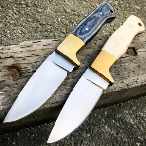 8" Clip Point Skinner Hunting Survival Skinning FIXED BLADE Knife Full Tang NEW