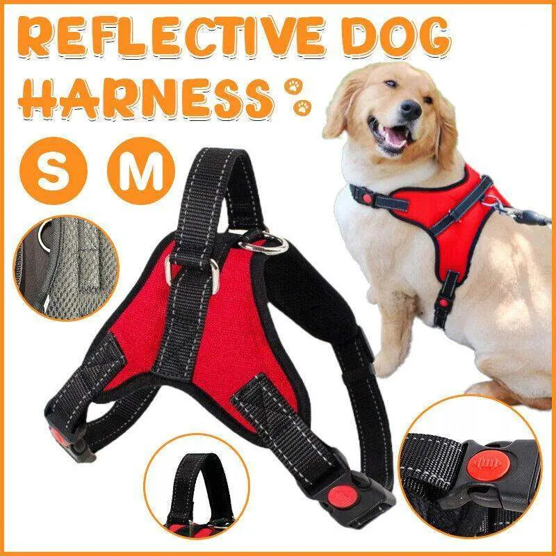 Adjustable Dog Harness Vest No-Pull Design