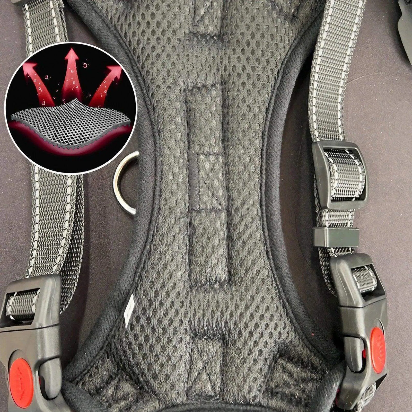 Adjustable Dog Harness Vest No-Pull Design