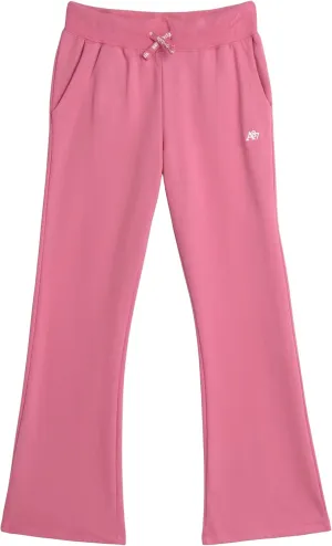 AEROPOSTALE Girls' Sweatpants - Fleece Wide Leg Performance Jogger Pants for Girls - Kids' Lightweight Joggers (7-16)