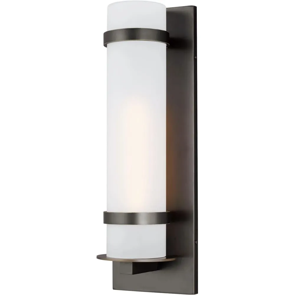 Alban Antique Bronze LED Outdoor Wall Lantern