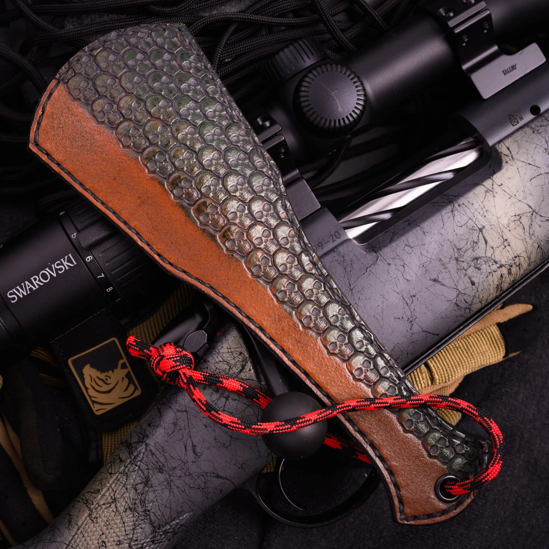 Alfa Knife Hand Tooled Leather Saps