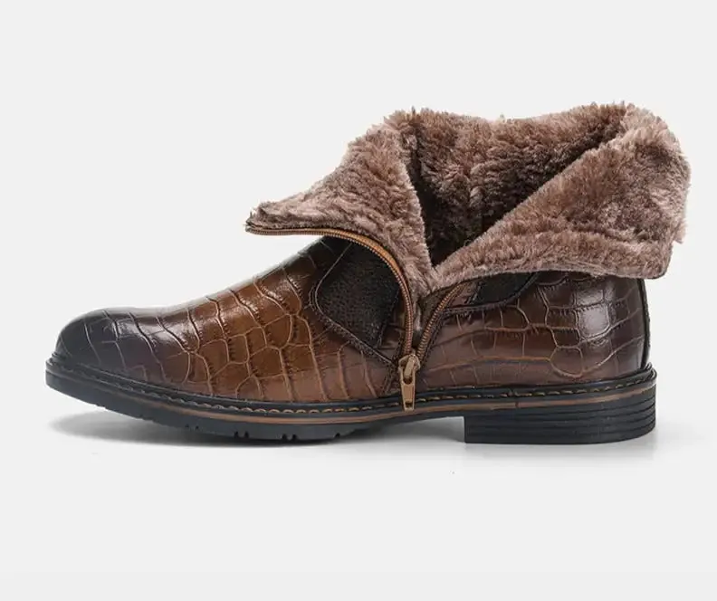 Alligator Leather Ankle Boots