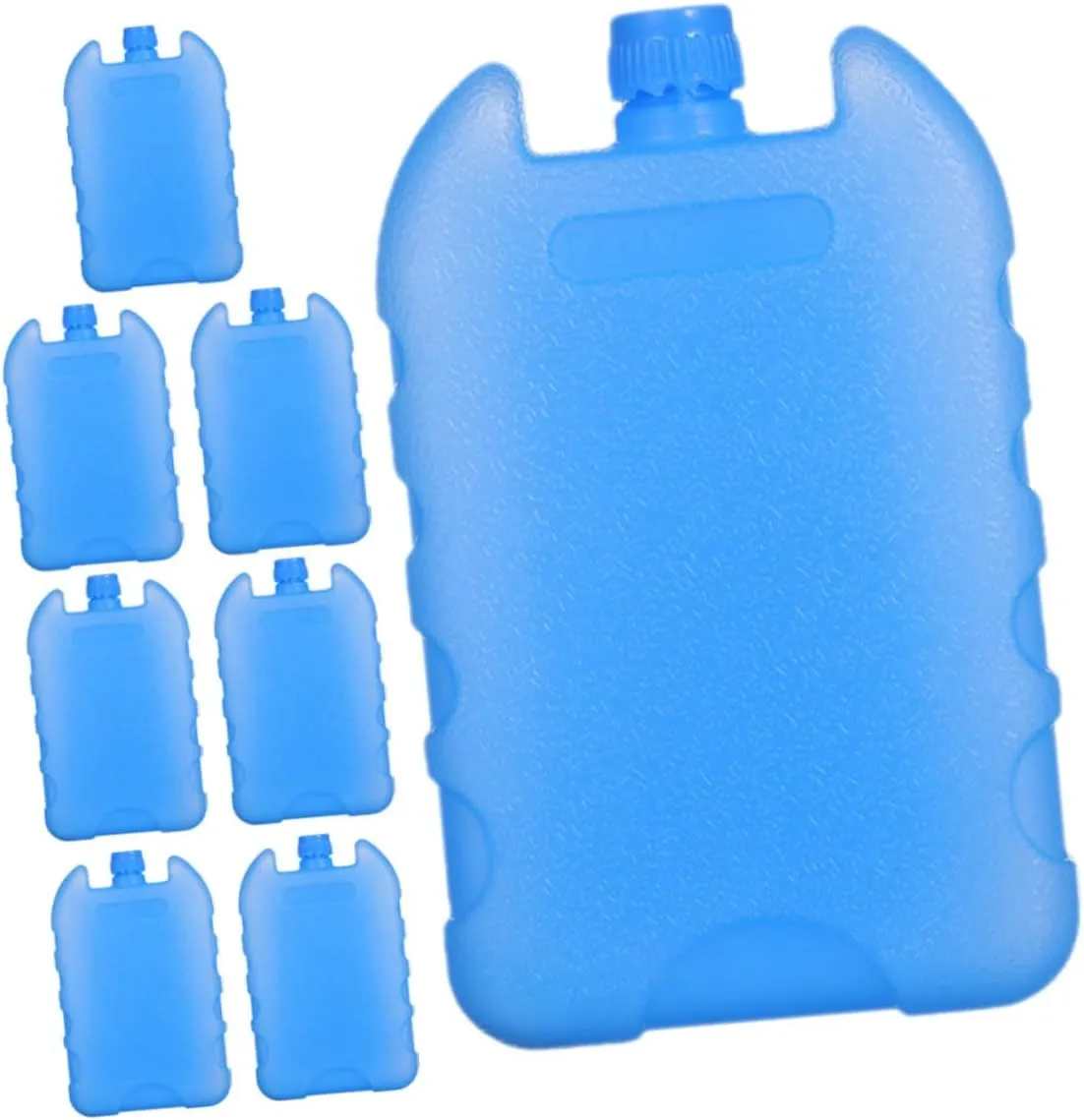 Angoily 8Pcs Reusable Ice Packs for Coolers Versatile Ice Cooler Blocks for Lunch Boxes Camping Office Home Use Long Lasting Cold Packs for Air Conditioners