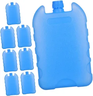 Angoily 8Pcs Reusable Ice Packs for Coolers Versatile Ice Cooler Blocks for Lunch Boxes Camping Office Home Use Long Lasting Cold Packs for Air Conditioners