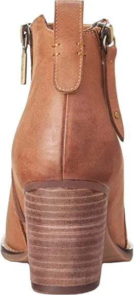 Aqua College Womens Nancy Nubuck Waterproof Booties Tan 6 Medium (B,M)