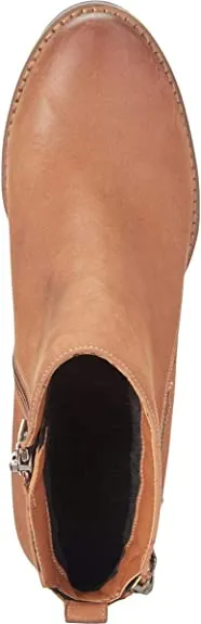 Aqua College Womens Nancy Nubuck Waterproof Booties Tan 6 Medium (B,M)