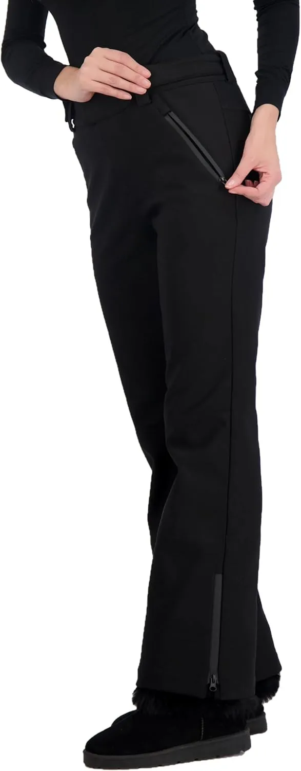 Arctic Quest womens Snow Ski Pants Water Resistant Softshell Insulated Flare for Snowboarding Hiking Winter Outdoor Pants