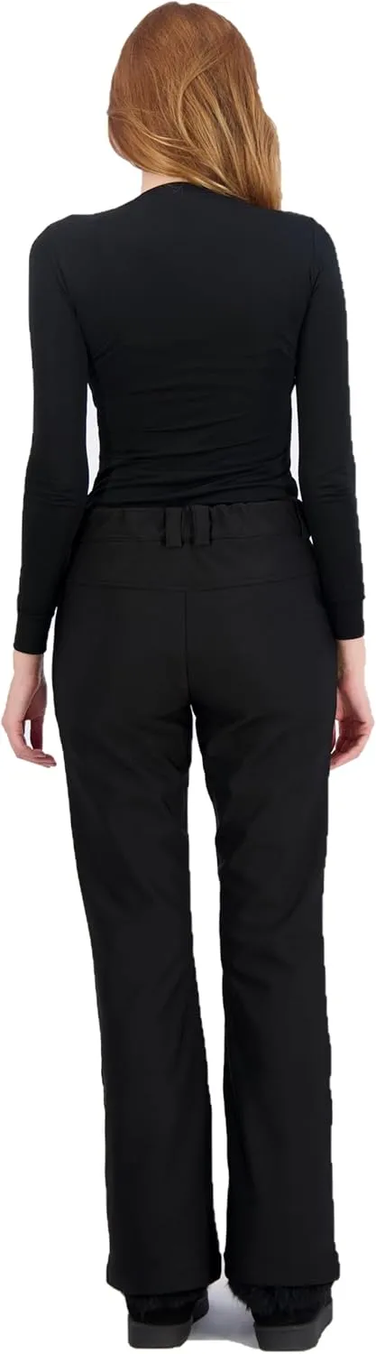 Arctic Quest womens Snow Ski Pants Water Resistant Softshell Insulated Flare for Snowboarding Hiking Winter Outdoor Pants