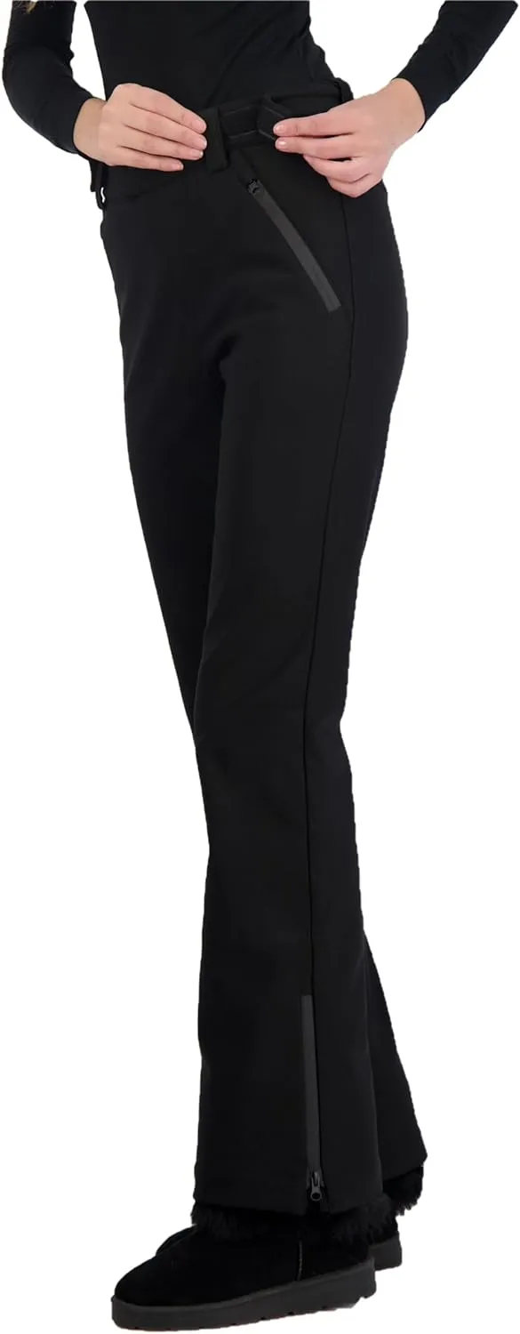 Arctic Quest womens Snow Ski Pants Water Resistant Softshell Insulated Flare for Snowboarding Hiking Winter Outdoor Pants