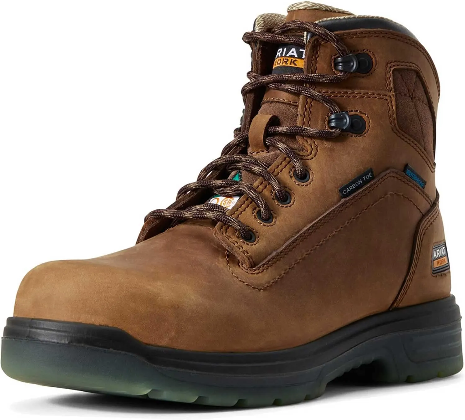 Ariat Men's Turbo 6" Waterproof Carbon Toe Work Boot