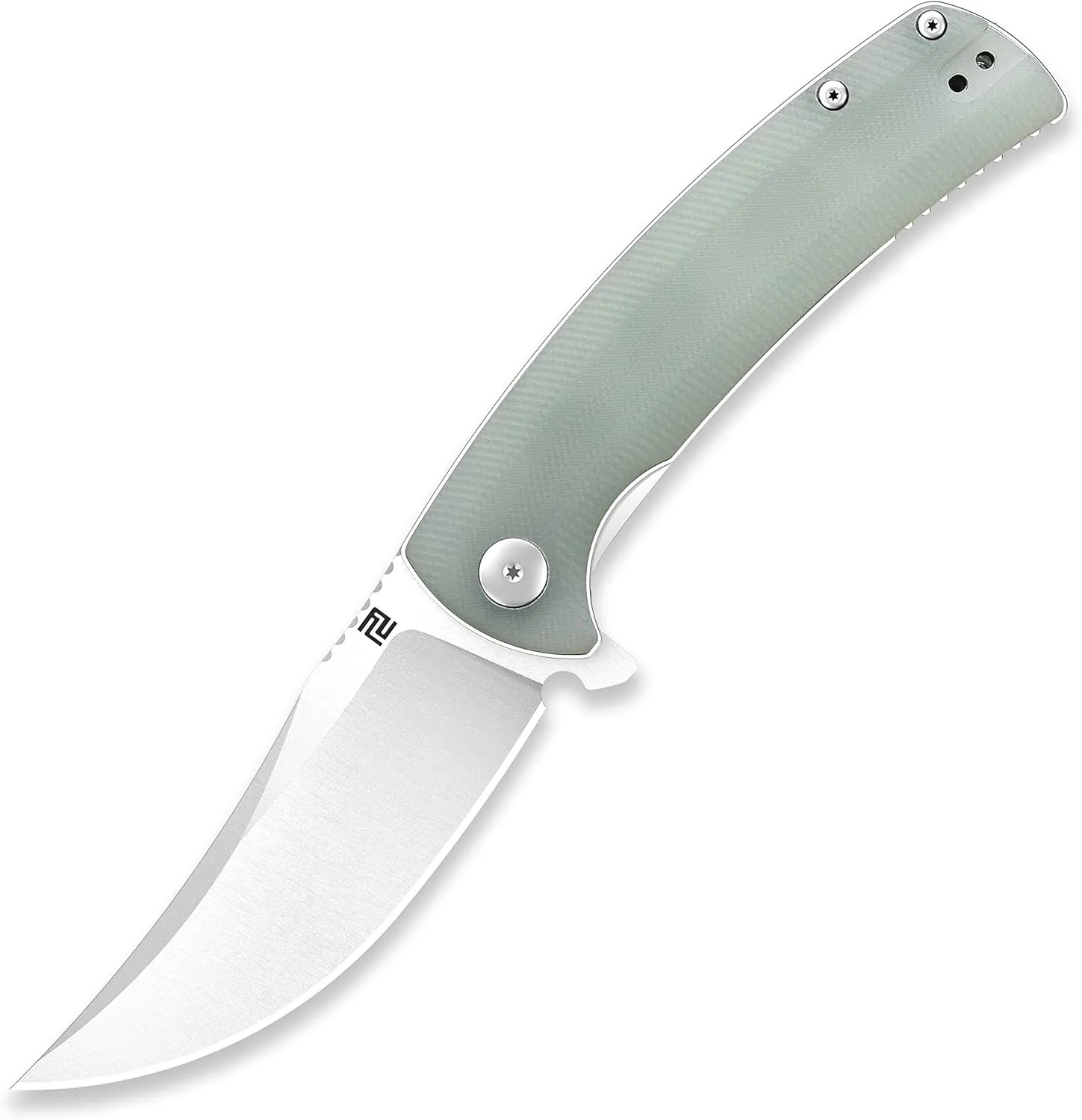 ARTISANCUTLERY Folding Hunting Knives Arroyo (ATZ-1845) AR-RPM9 Powder Steel Blade G10 Tactical Handle Pocket Folding Knife EDC Natural Green