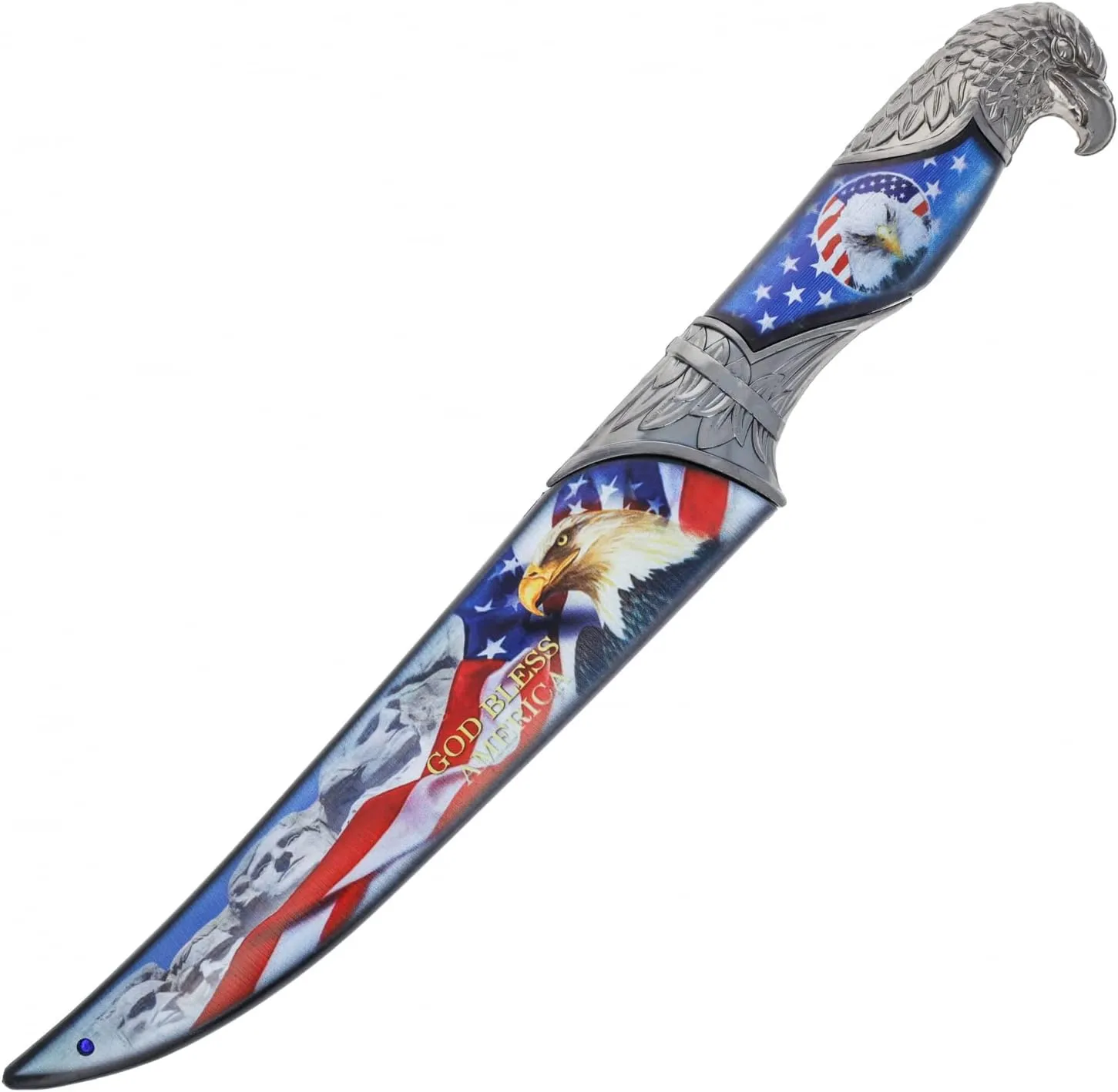 ASR Outdoor 13.5 inch Animal Head Decorative Collector's Hunting Knife with Ornamental Scabbard