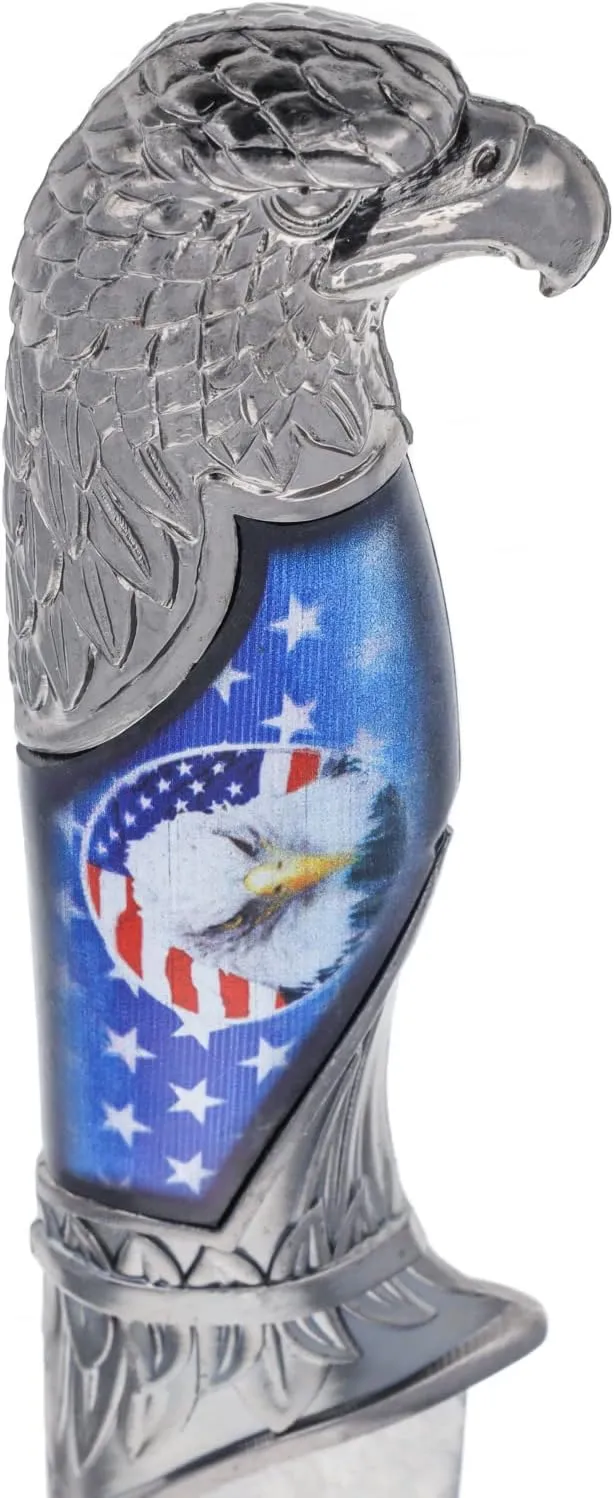 ASR Outdoor 13.5 inch Animal Head Decorative Collector's Hunting Knife with Ornamental Scabbard