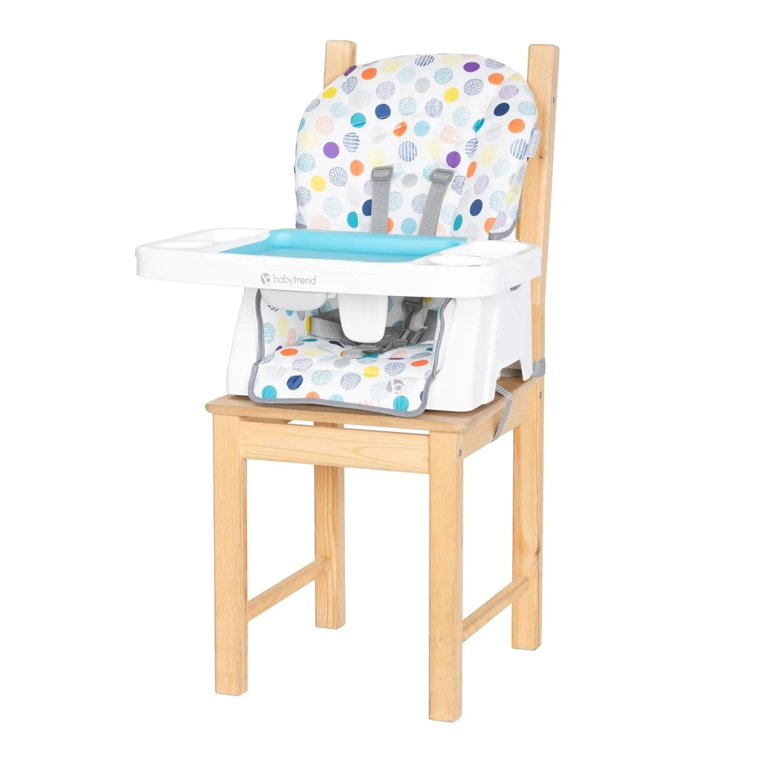 Baby Trend Adapt Plus 6-in-1 EZ Clean High Chair to Toddler Chair, Orbits White