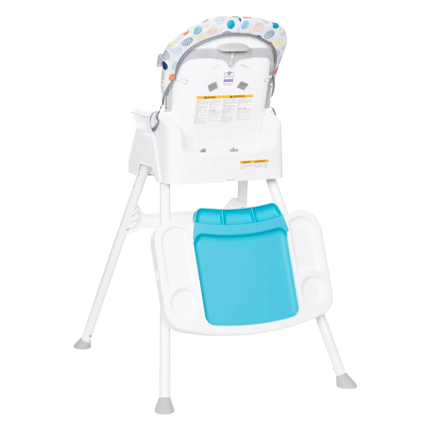 Baby Trend Adapt Plus 6-in-1 EZ Clean High Chair to Toddler Chair, Orbits White