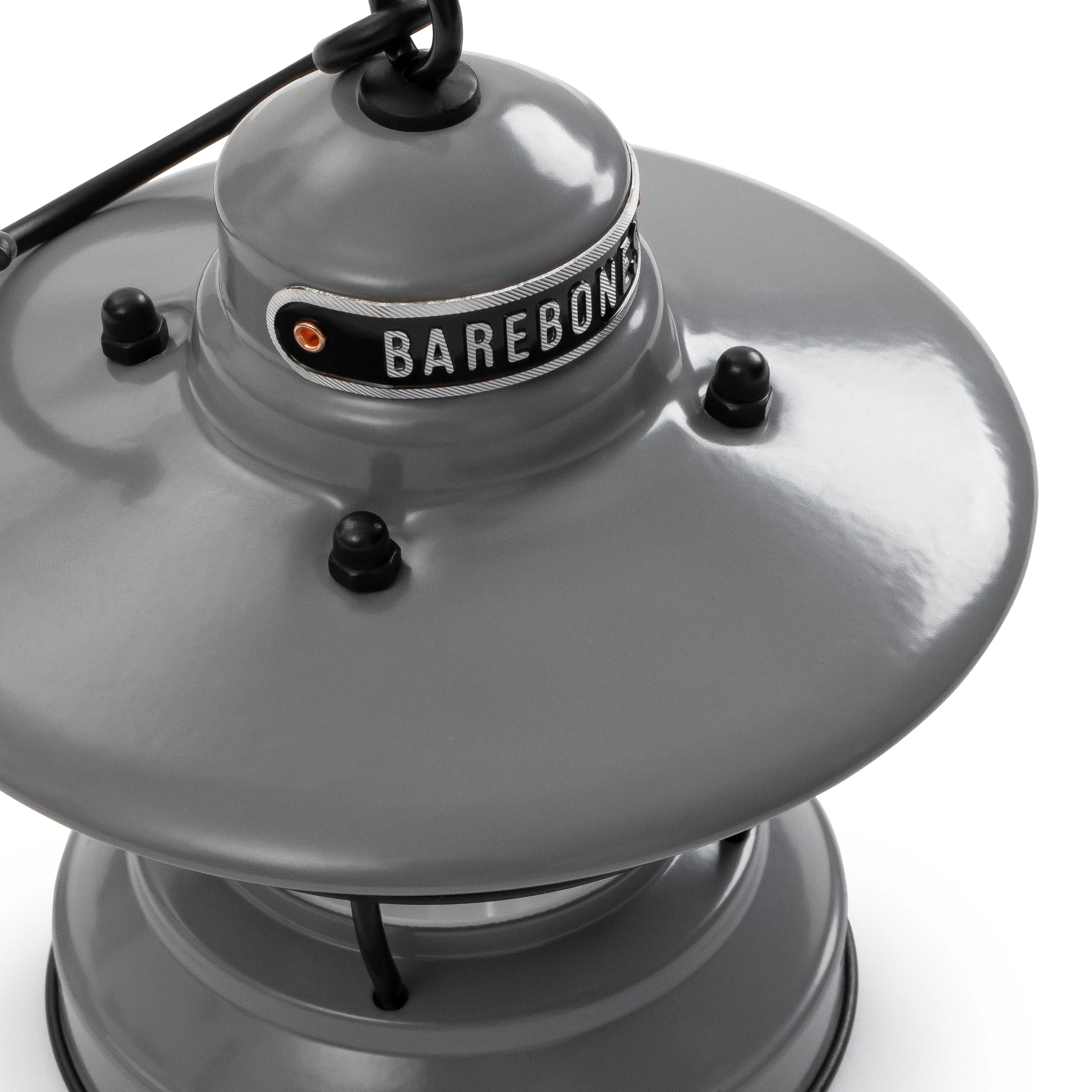 Barebones Edison Mini Lantern - Slate Grey