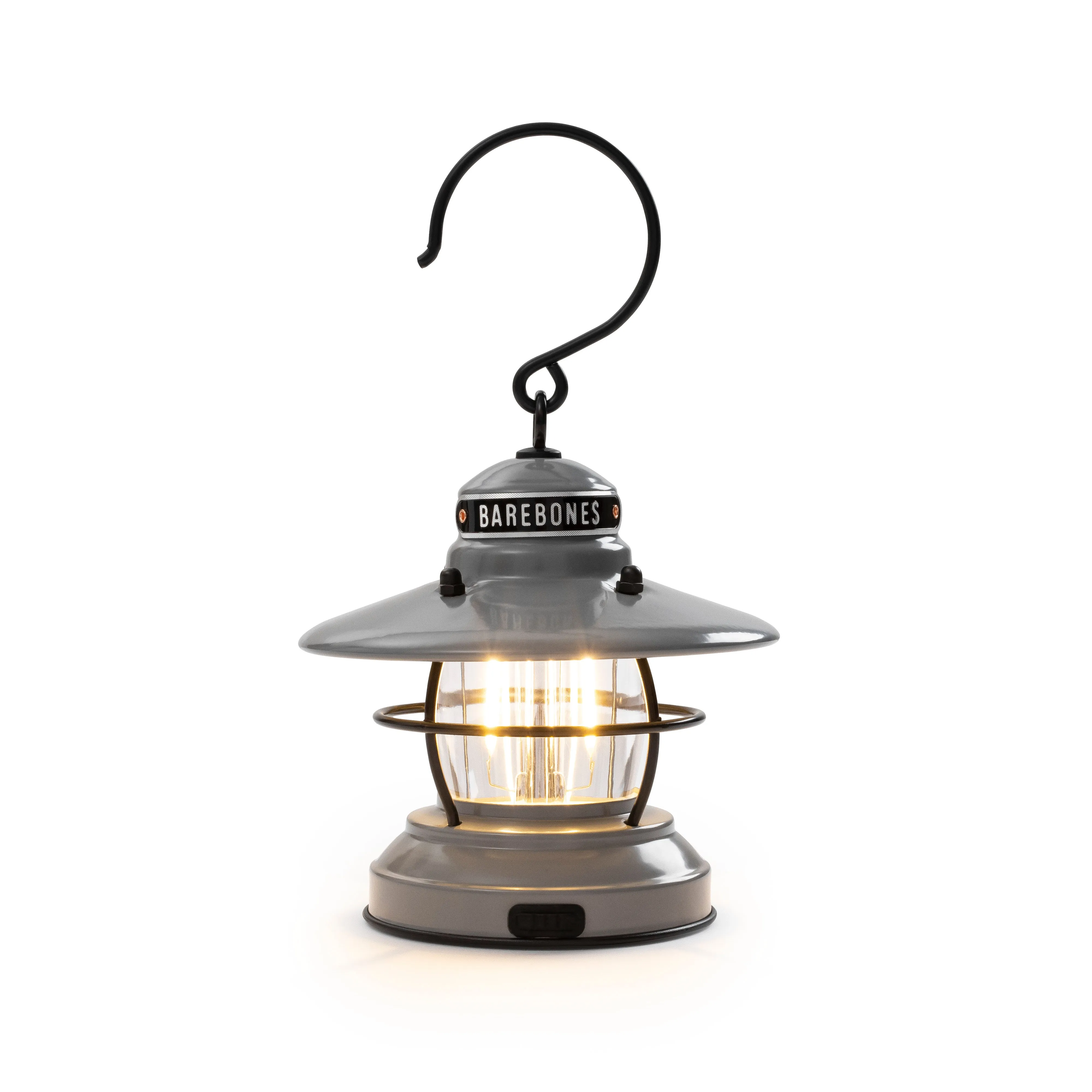 Barebones Edison Mini Lantern - Slate Grey