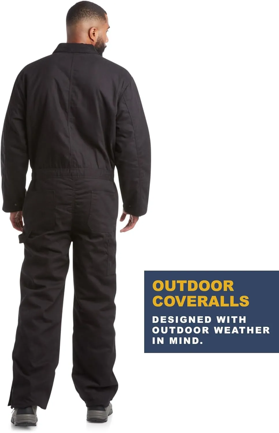 Bass Creek Outfitters Mens Coveralls - Insulated Water-Resistant Long Sleeve Work Wear Jump Suit, Coveralls for Men (M-XXL)