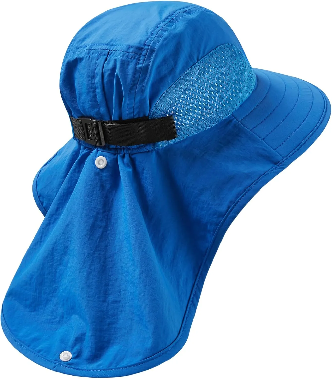 BASSDASH Kids UPF 50  Wide Brim Sun Hat with Neck Flap Lightweight Cooling Performance Toddler Girls Boys Outdoor Play Hats