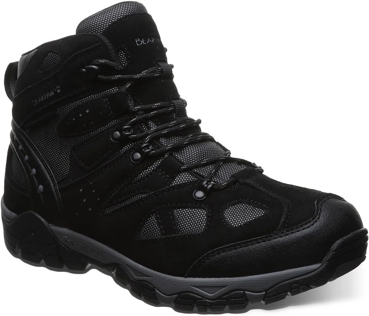 BEARPAW Men's Brock Multiple Colors | Men's Ankle Boot | Men's Hiking Boot | Comfortable Winter Boot