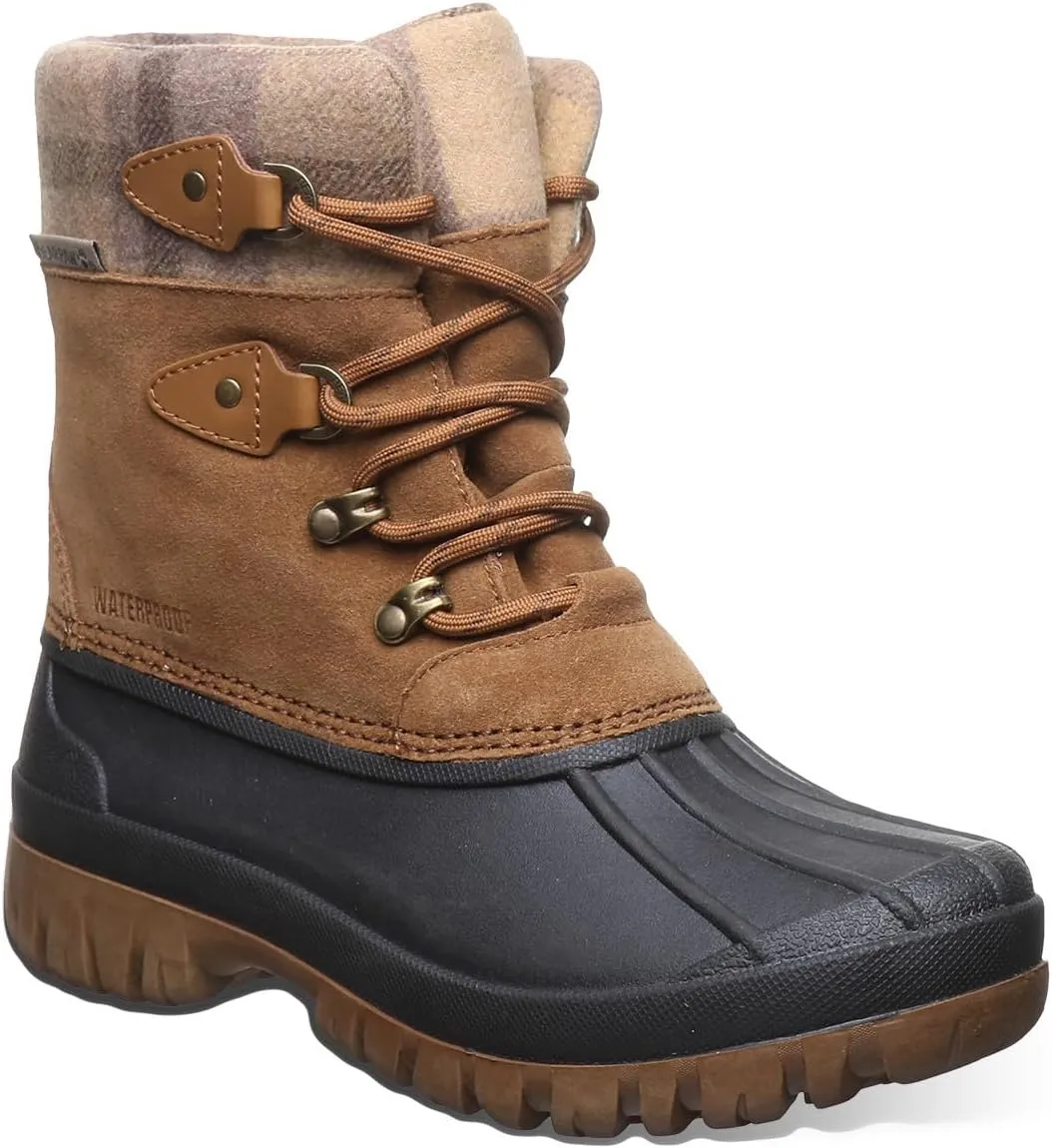 BEARPAW Women's Tessie Boot | Classic Suede Lightweight Lace-Up Boot