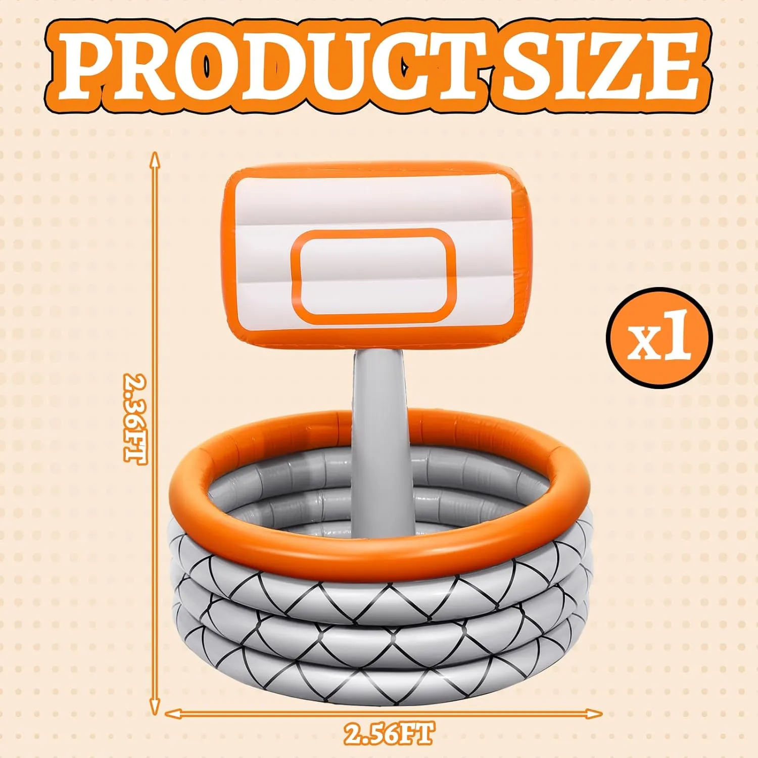 Bencailor Inflatable Cooler Inflatable Football Drink Cooler Toss Game Decoration Rugby Basketball Baseball Blow up PVC Sports Field Party Supply