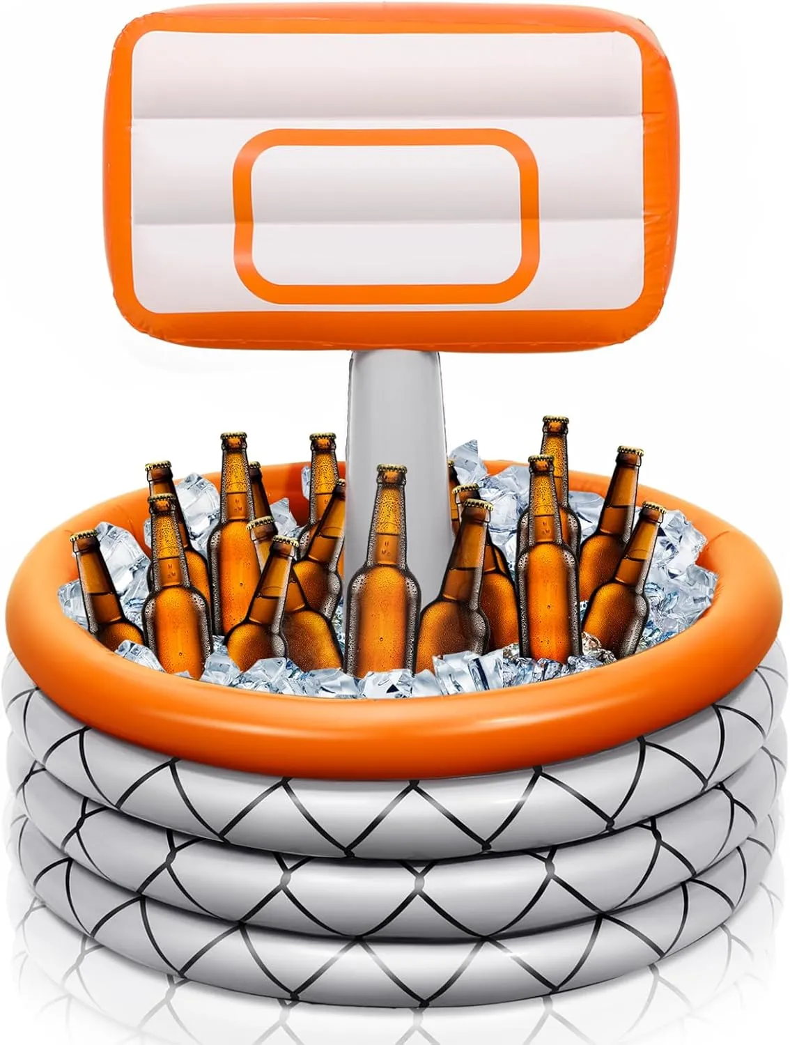 Bencailor Inflatable Cooler Inflatable Football Drink Cooler Toss Game Decoration Rugby Basketball Baseball Blow up PVC Sports Field Party Supply