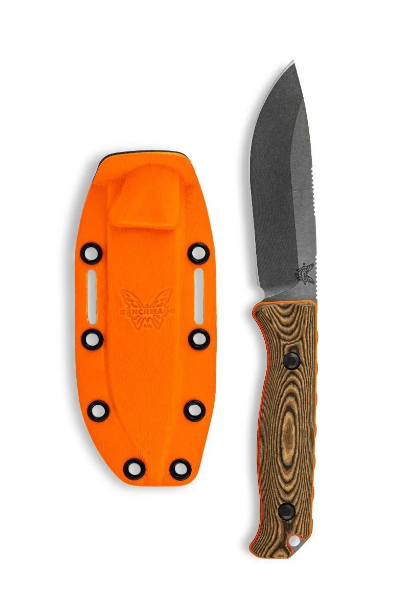 Benchmade 15002-1 Saddle Mountain Skinner 4.20" Plain Fixed Blade Knife