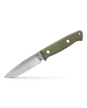 Benchmade 163-1 Bushcrafter OD Green G10 Drop-Point CPM-S30V 4.38" Fixed Blade Knife