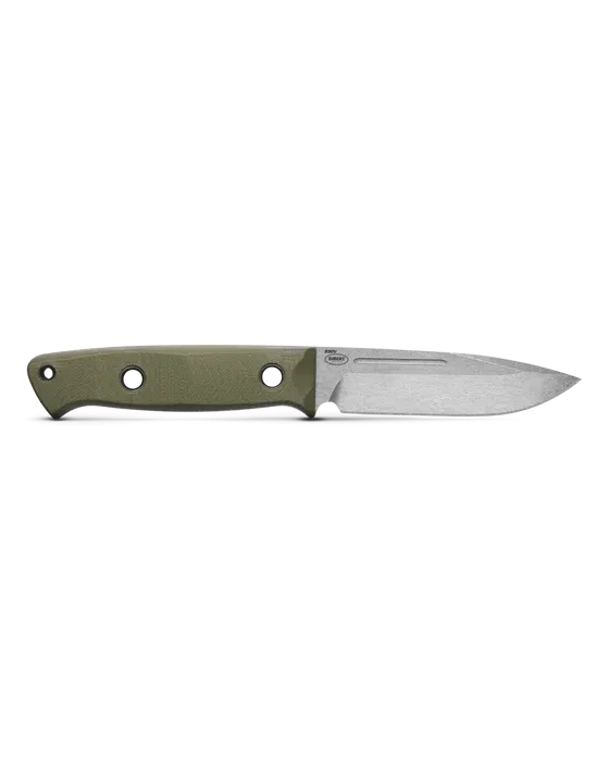 Benchmade 163-1 Bushcrafter OD Green G10 Drop-Point CPM-S30V 4.38" Fixed Blade Knife