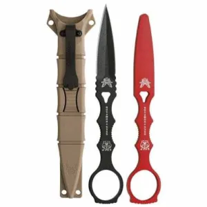Benchmade 176BKSN-COMBO Dagger Knife with Trainer Blade