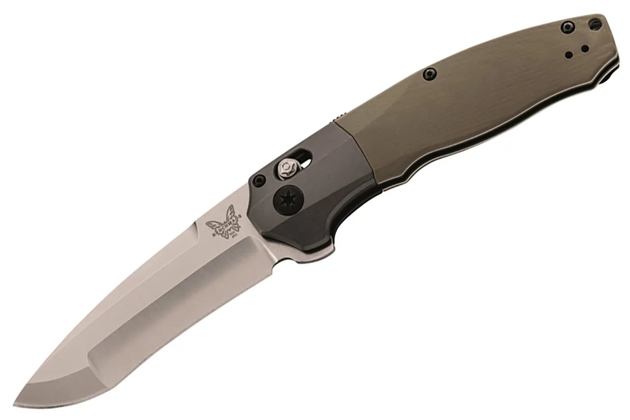 Benchmade 496 Vector AXIS Assist 3.6" OD Green Satin Knife