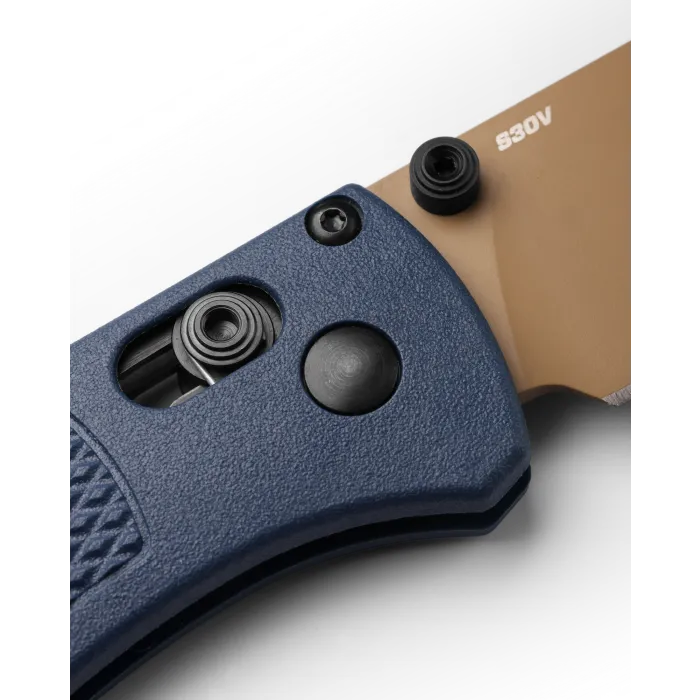 Benchmade 535FE-05 Bugout Crater Blue CPM-S30V 3.24" Plain Edge Pocket Knife