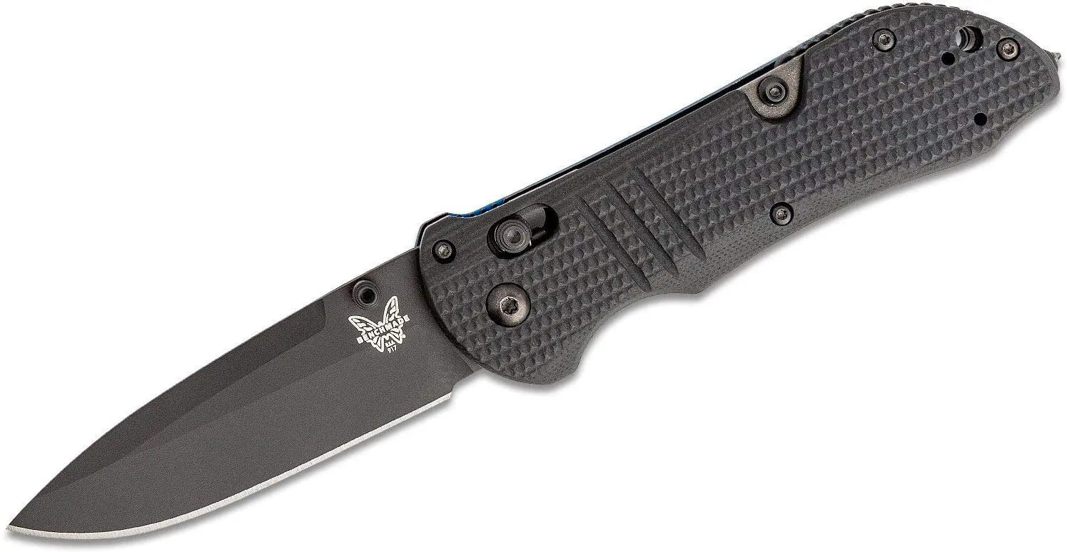 Benchmade 917BK-1901 Thin Blue Line Tactical Triage BK1 / Plain Edge Knife